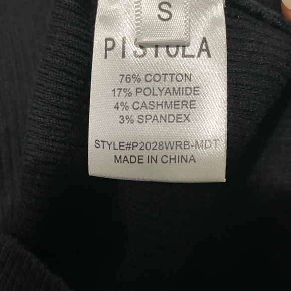 PISTOLA Jolene 2-Piece Knit Tank & Shrug Midnight Black - Picture 5 of 8